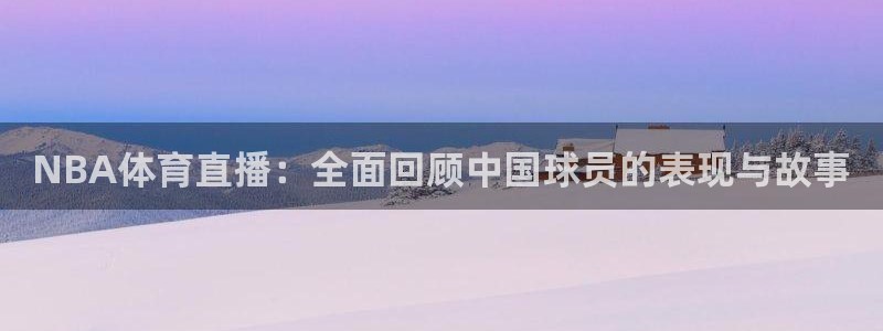NBA体育直播：全面回顾中国球员的表现与故事