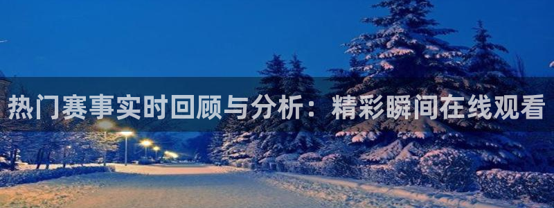 热门赛事实时回顾与分析：精彩瞬间在线观看